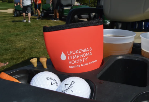 Fulton Allem at a leukemia charity golf event